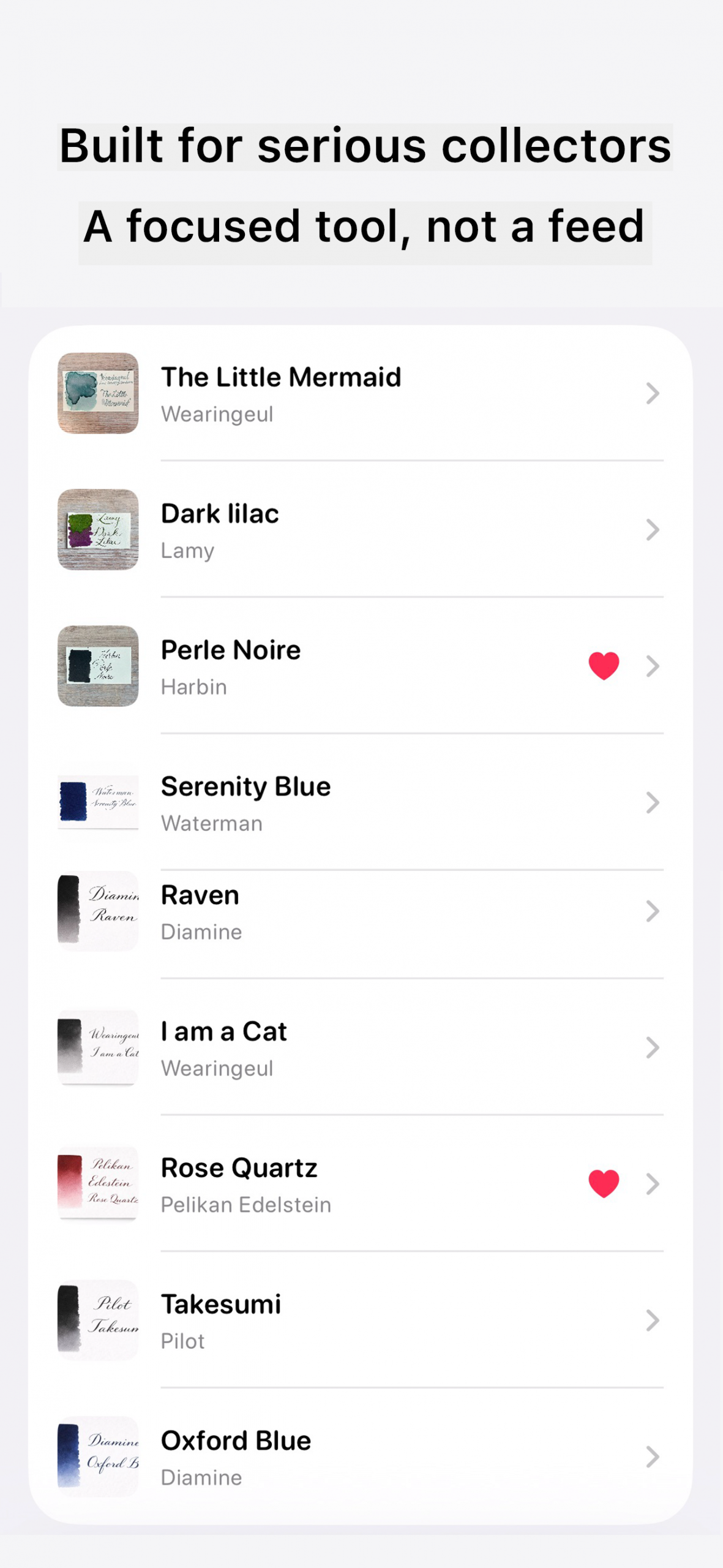 Built for collectors screenshot