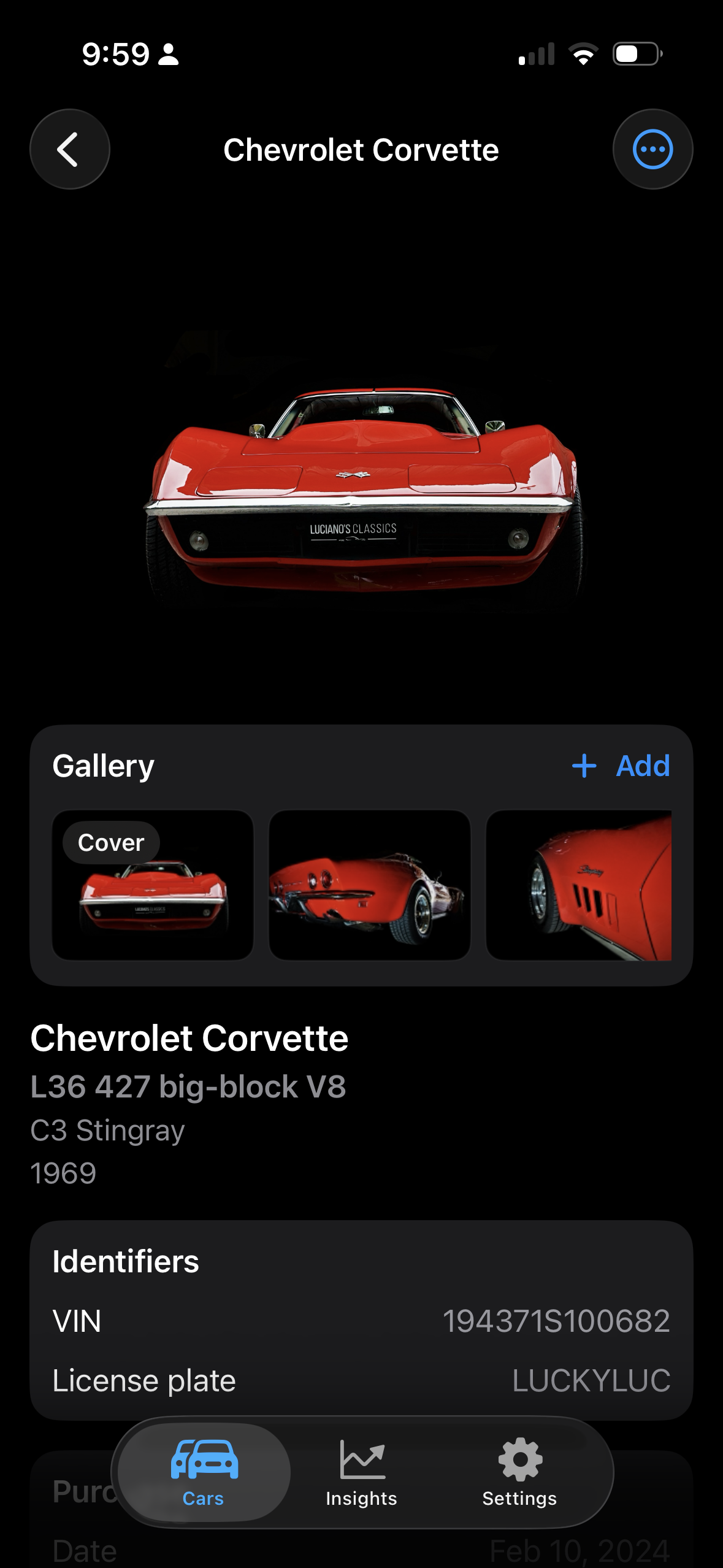 MotorVault app screenshot