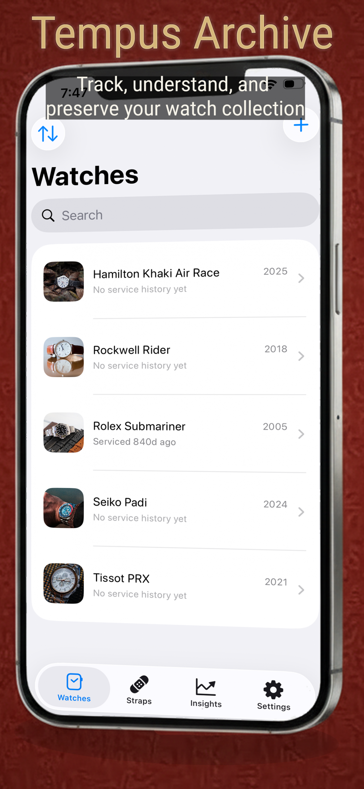 TempusArchive hero screenshot