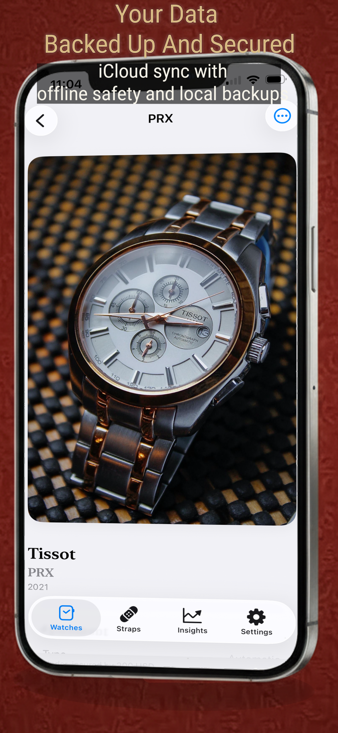 Data backup screenshot